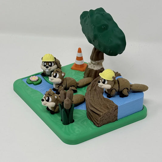 Beaver Habitat Play Set