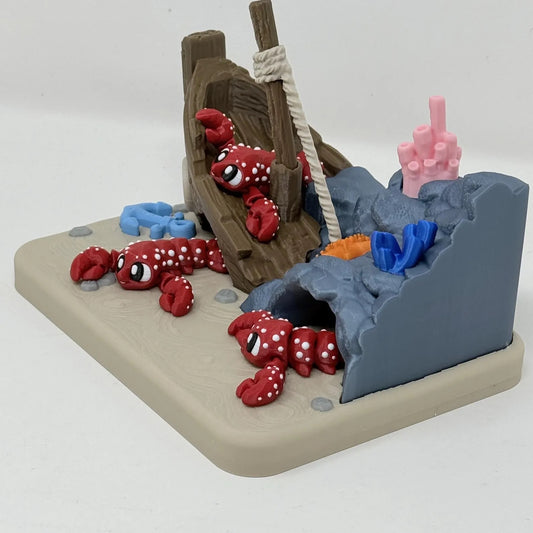 Sunken Ship Cove With Lobsters