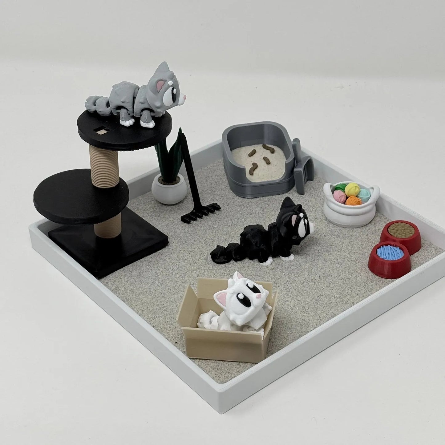 Cat Zen Garden