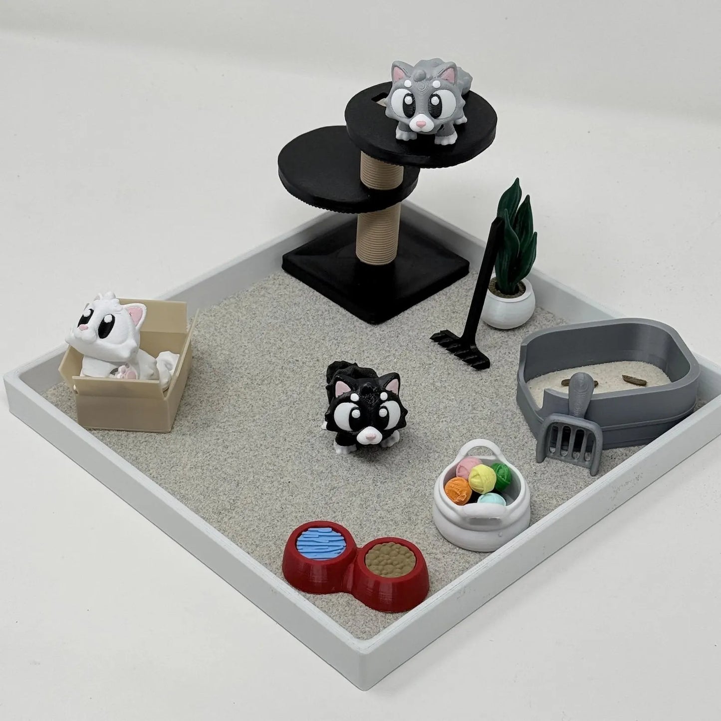 Cat Zen Garden