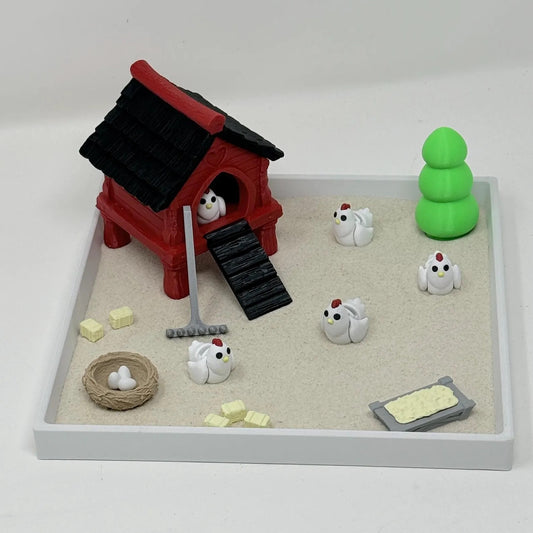 Chicken Zen Garden