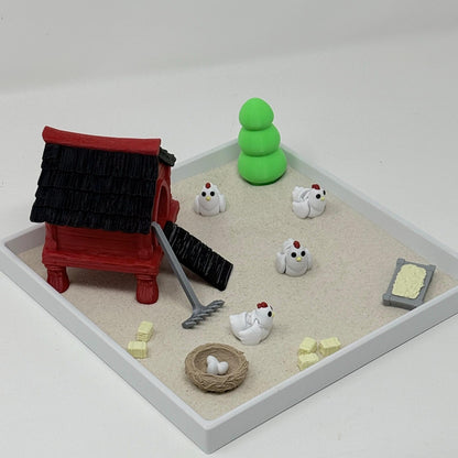 Chicken Zen Garden