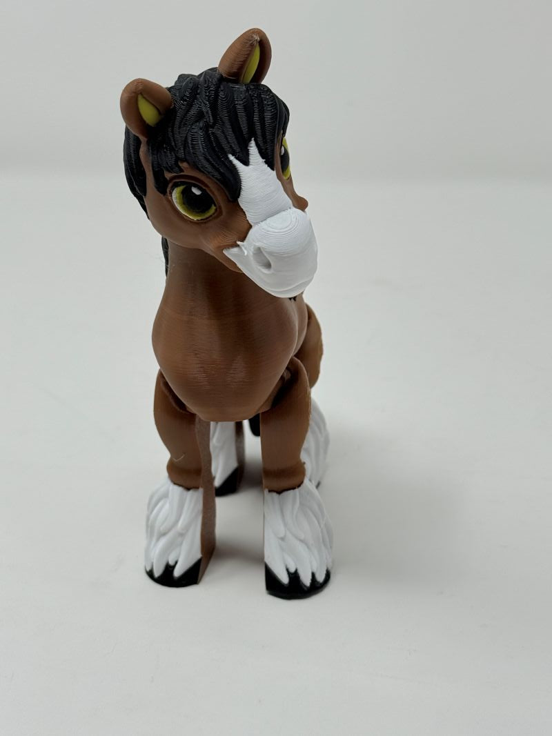 Flexi Clydesdale Horse