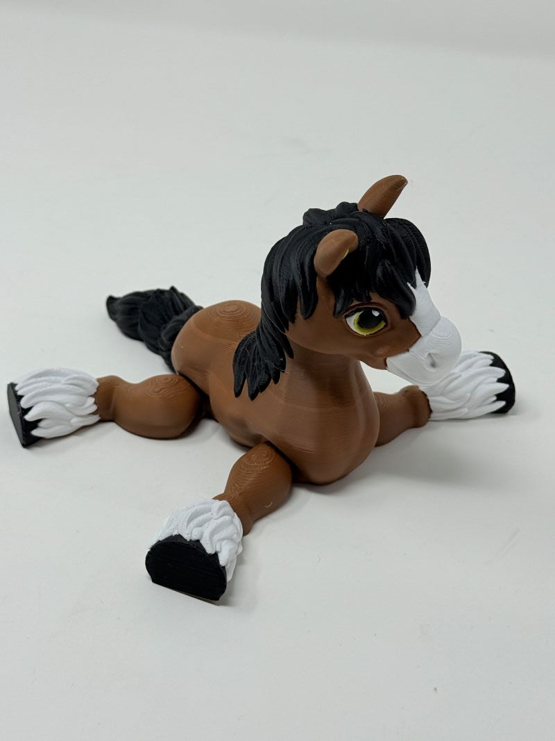 Flexi Clydesdale Horse