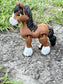 Flexi Clydesdale Horse