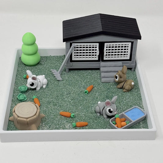 Bunny Zen Garden