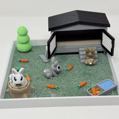 Bunny Zen Garden
