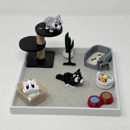 Cat Zen Garden