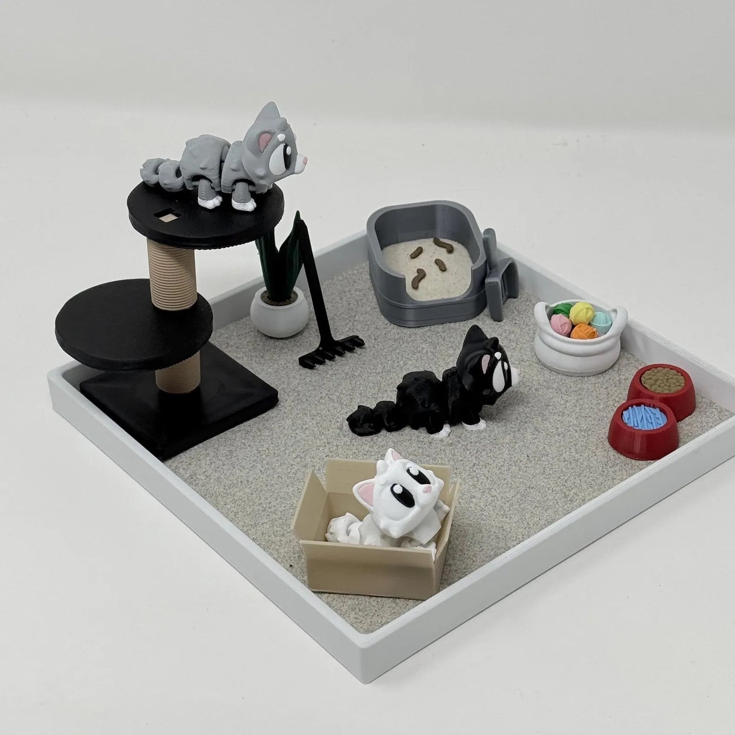 Cat Zen Garden