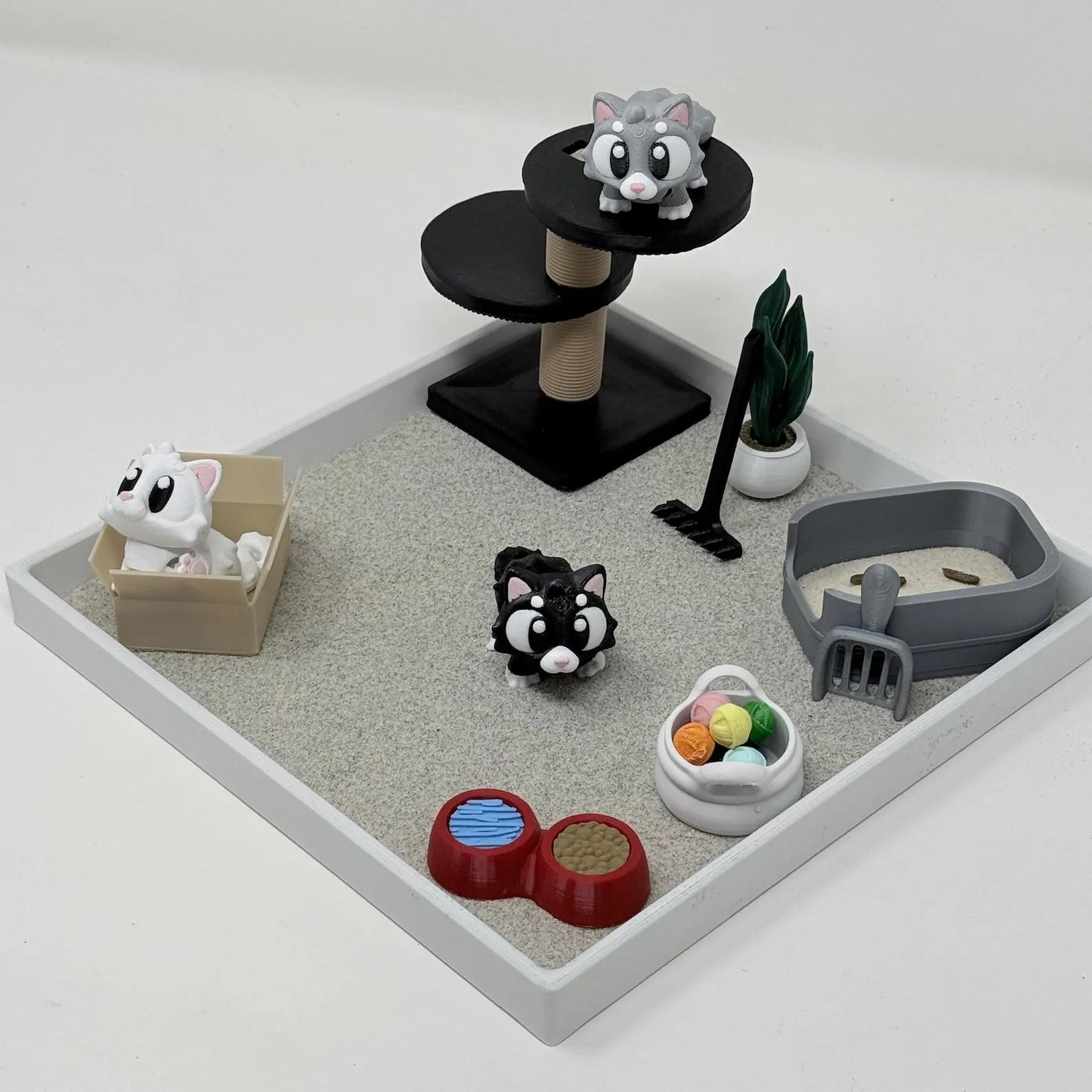 Cat Zen Garden