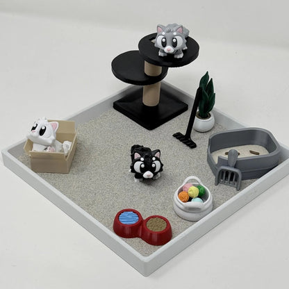 Cat Zen Garden