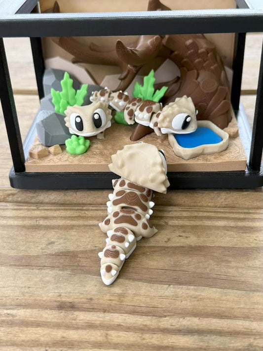 Flexi Bearded Dragon Playset