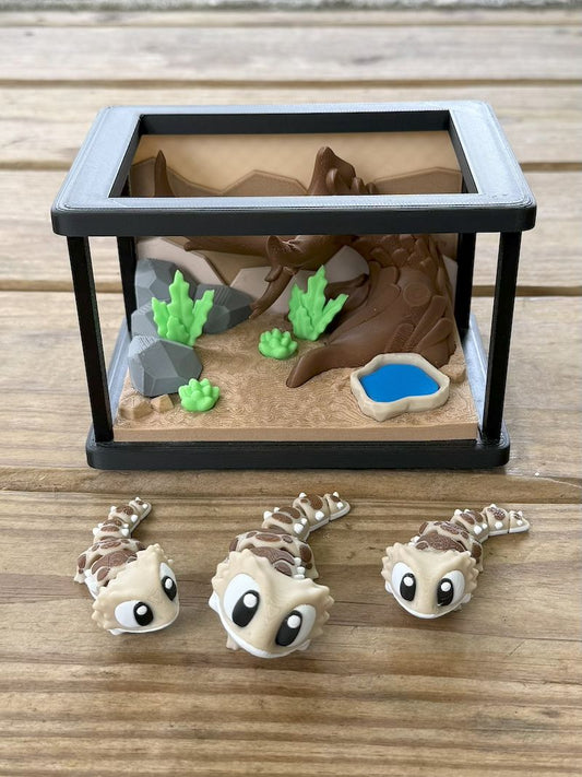 Flexi Bearded Dragon Playset
