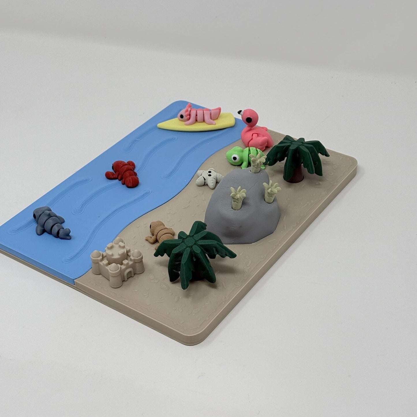 Beach Scene With Creatures
