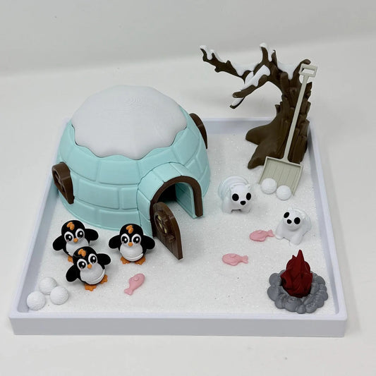 Polar Penguin Zen Garden