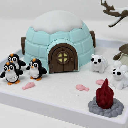 Polar Penguin Zen Garden