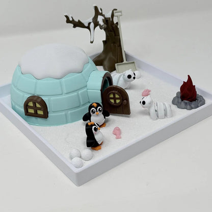 Polar Penguin Zen Garden