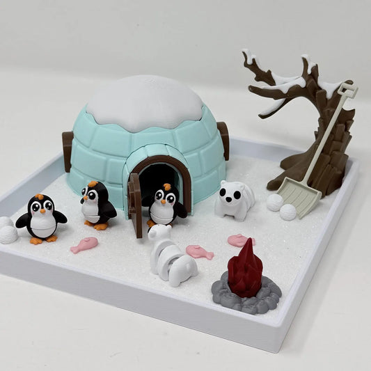 Polar Penguin Zen Garden