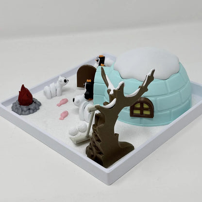 Polar Penguin Zen Garden