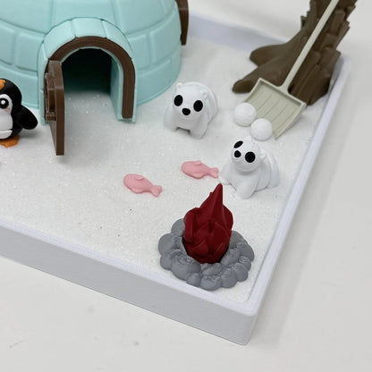 Polar Penguin Zen Garden