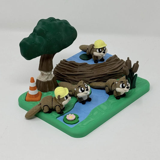 Beaver Habitat Play Set