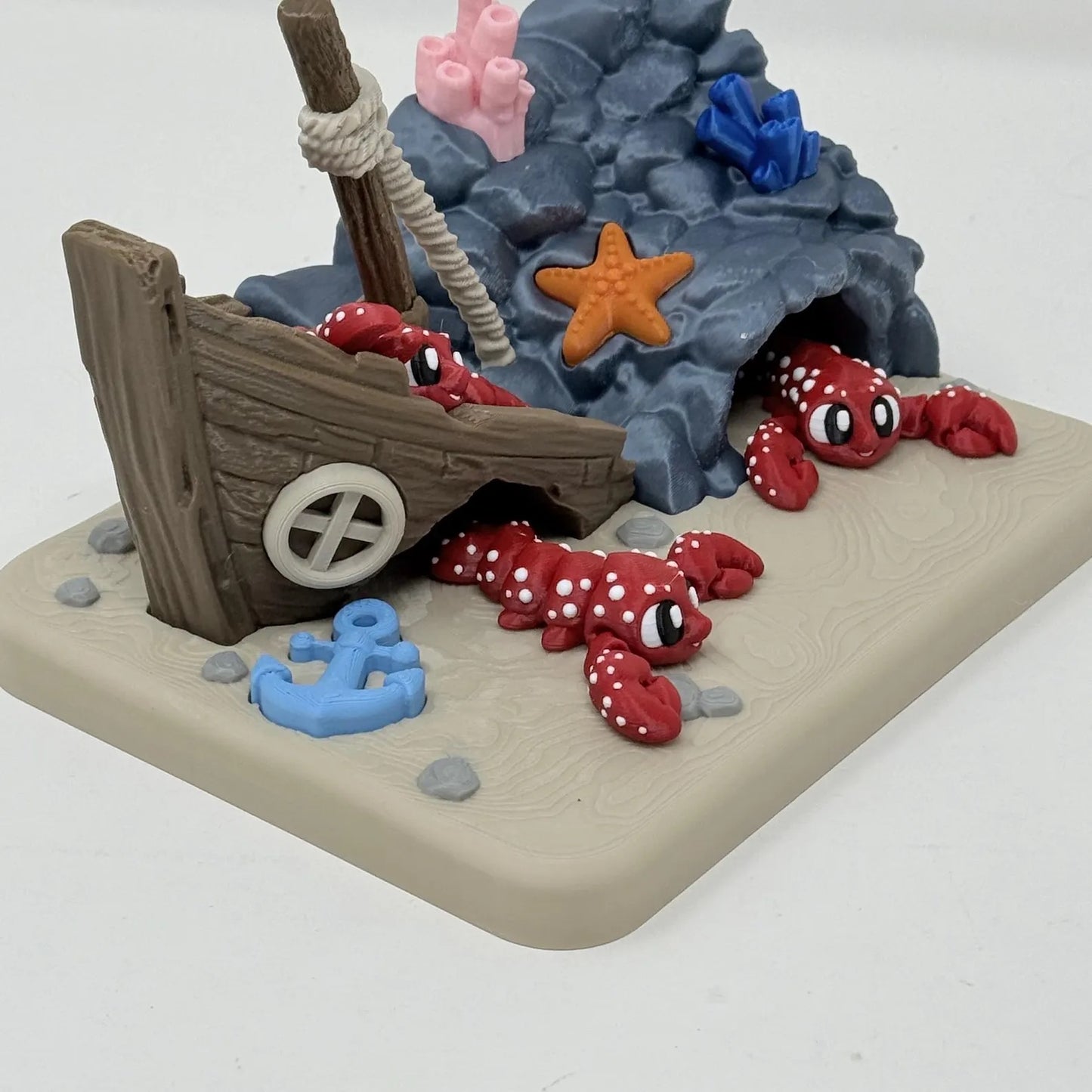 Sunken Ship Cove With Lobsters