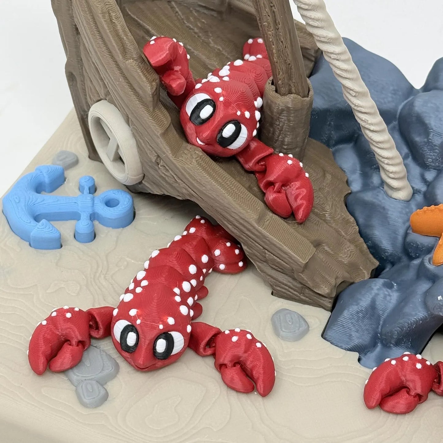 Sunken Ship Cove With Lobsters