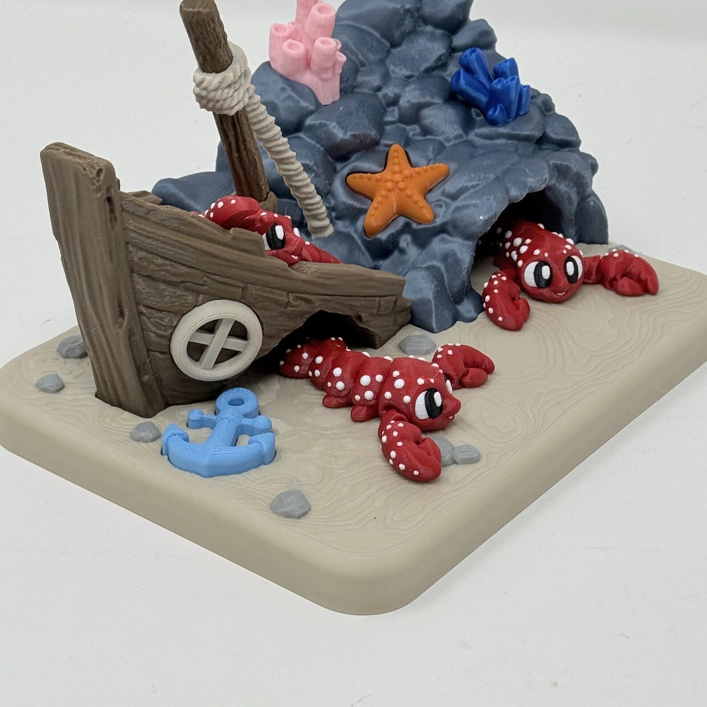 Sunken Ship Cove With Lobsters