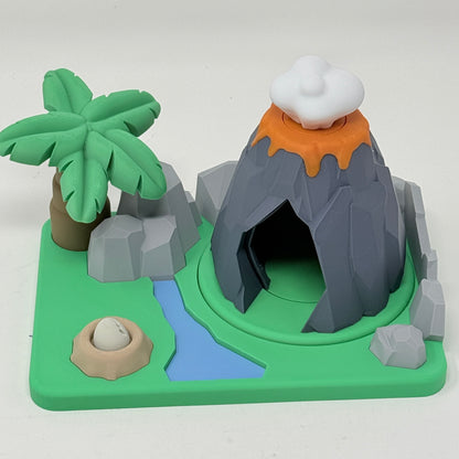 Dino Play Set With Spinning Volcano