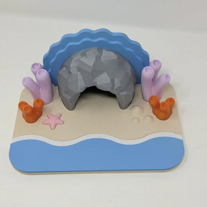 Beach Scene With Sea Creatures