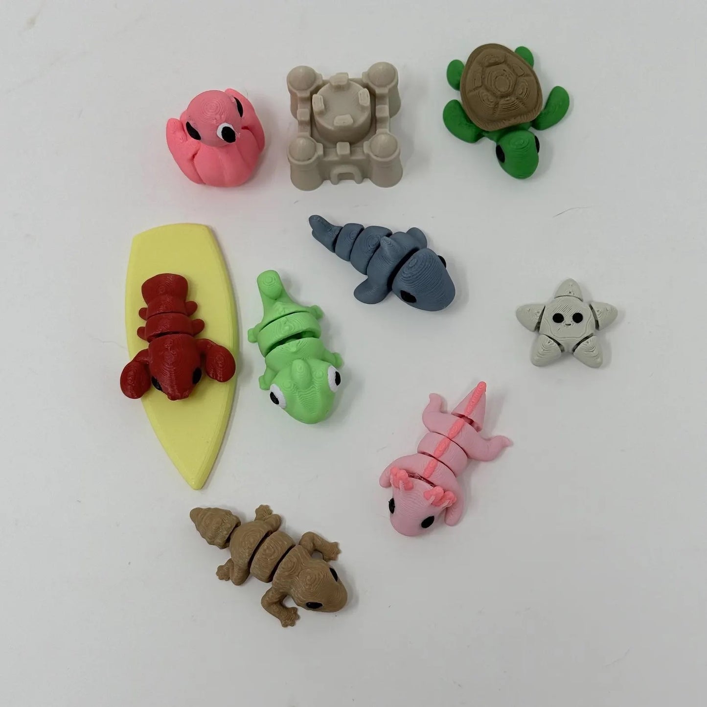 Beach Scene With Sea Creatures