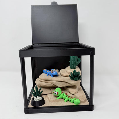 Gecko Terrarium with Lift Lid