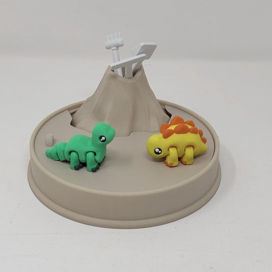 Dinosaur Volcano Zen Garden