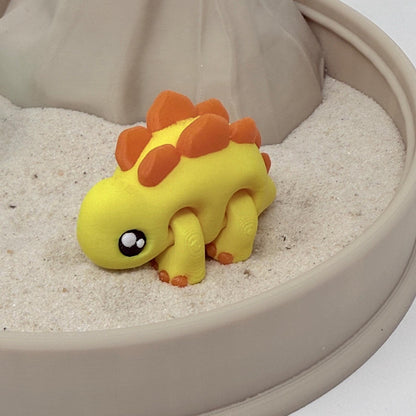 Dinosaur Volcano Zen Garden